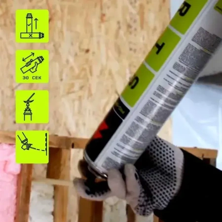 картинка TRIS PRO-MAXI Бытовая монтажная пена 1000 мл  ПМ07 от магазина Огнекор